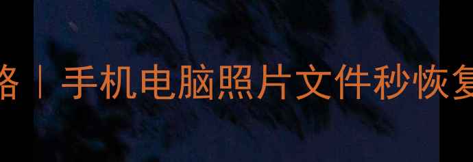 图片 📱衡阳石鼓区数据恢复全攻略｜手机电脑照片文件秒恢复🔒专业团队24h在线指导🌐2