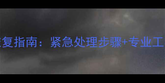 图片 📱💧iPhone掉水里数据恢复指南：紧急处理步骤+专业工具推荐（附防泼水技巧）