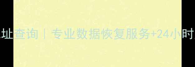 阳江硬盘数据恢复中心地址查询专业数据恢复服务24小时应急响应阳江地区权威机构