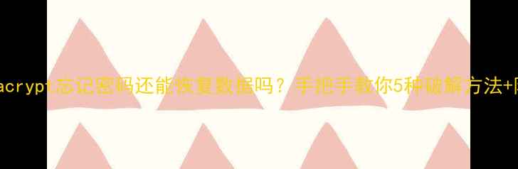 图片 🔒💾Veracrypt忘记密码还能恢复数据吗？手把手教你5种破解方法+防丢指南