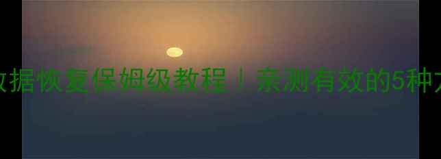 图片 🔧金士顿硬盘数据恢复保姆级教程｜亲测有效的5种方法+避坑指南2